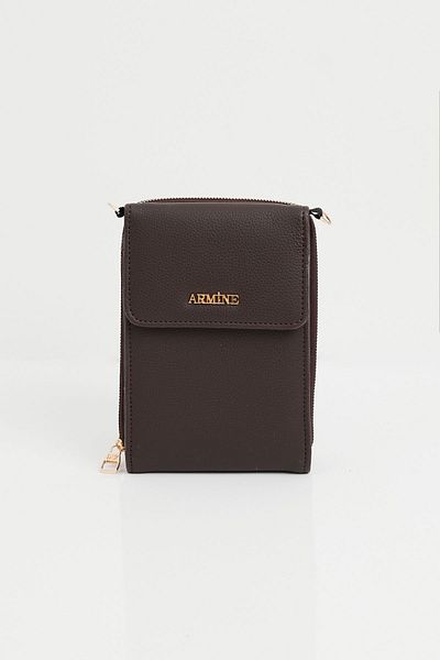 Merterium Women's Mini Shoulder Bag Brown 1215