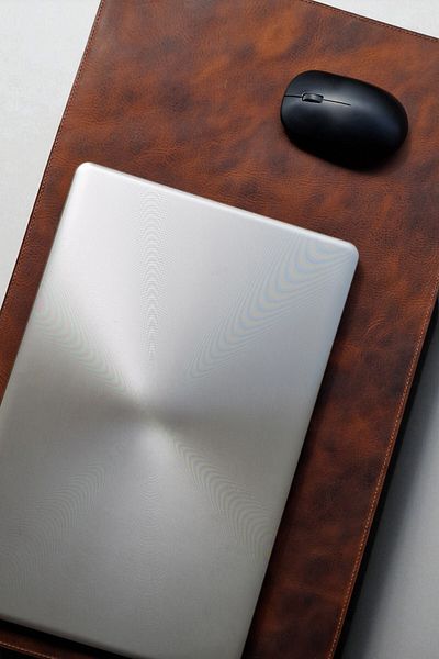 MAT Deri Taba Real Leather Desk Mat 60 X 35 cm Gaming Mouse Pad Genuine Leather Laptop Computer Mat