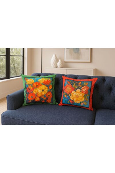 Limon Soft Κάλυμμα μαξιλαριού 3D Digital με τύπωμα 2-PIECE Μαξιλαροθήκη με θέ...