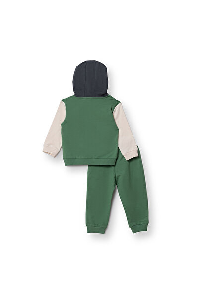 ebebek Hello Baby HelloBaby Erkek Bebek Eşofman Takımı Motto Boy Bisiklet Yaka Uzun Kol