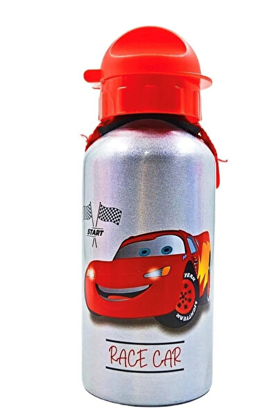 Tohana Aluminum Colorful Car Patterned School Water Bottle 500ml Flask