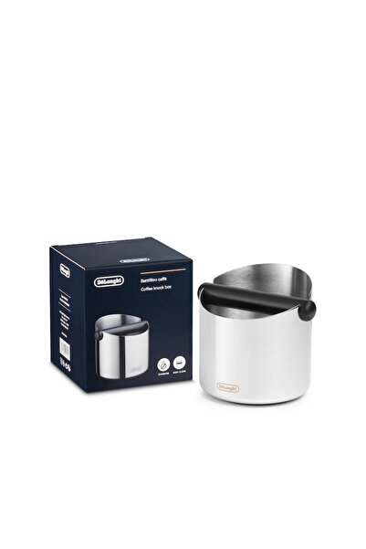 DELONGHİ Knock box for coffee grounds De’Longhi DLSC072, Stainless Steel, black/silver