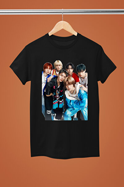 MAGORS تي شيرت P1HARMONY مطبوع 100% قطن ناعم الملمس برقبة دائرية للأطفال والشباب