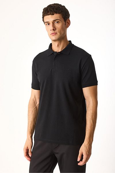 VENA Martin Slim Fit Polo Collar Pique T-Shirt