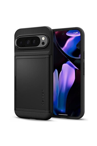 Spigen Husa pentru Google Pixel 9 Pro XL, Spigen, Slim Armor CS, Neagra