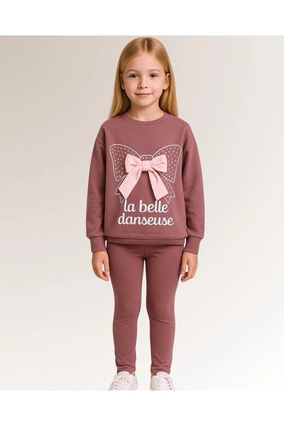 My Hanne Girl's Suit with Bow Accessories 20451