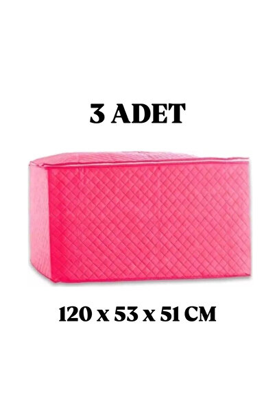 mihriban Yorgan Hurcu Battal Mega Plus 120 X 53 X 51 Cm 3 Adet Fuşya