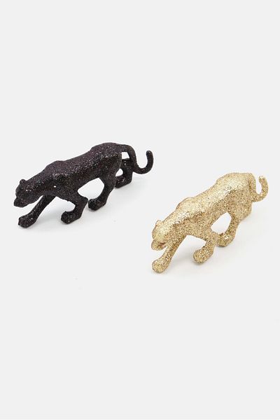 HOFF Panther Toy Figure, Black/Gold