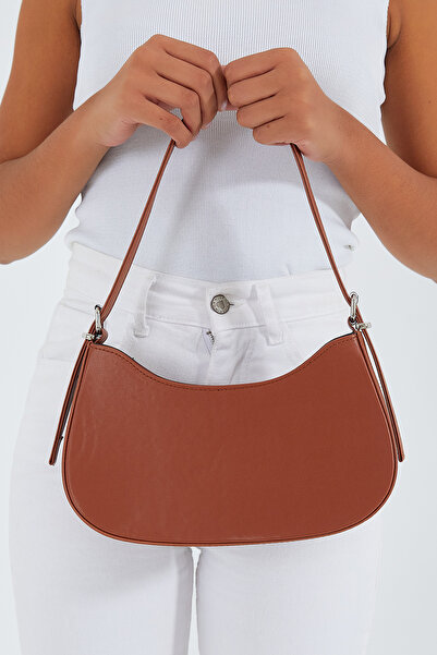 Merterium حقيبة باغيت مسطحة للنساء تان 1208