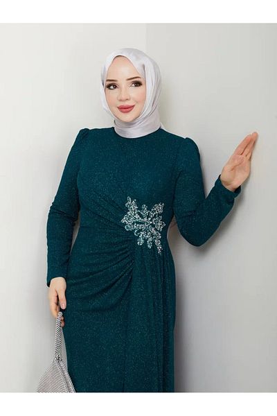 S7V7N EXCLUSIVE Tesettür Evening Dress Gözdem