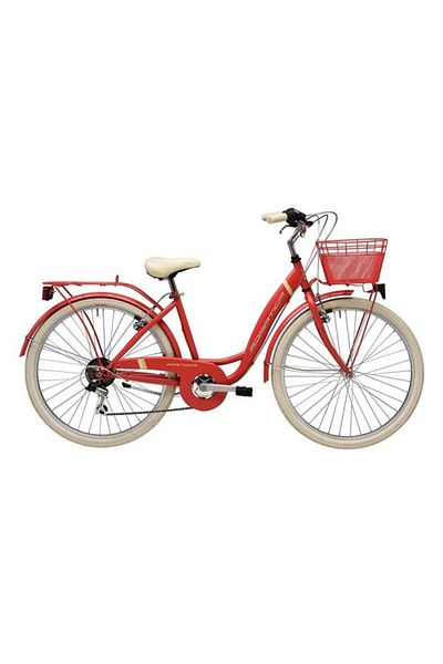 Adriatica Bicicleta Panda Lady, Roti 26", Frane V-Brake, 6 viteze (Rosu)