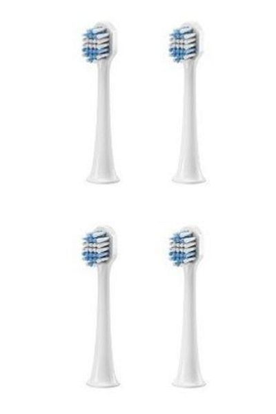 Dr. Mayer Set 4 replacement heads for Dr.Mayer GTS2085 electric toothbrush (White)