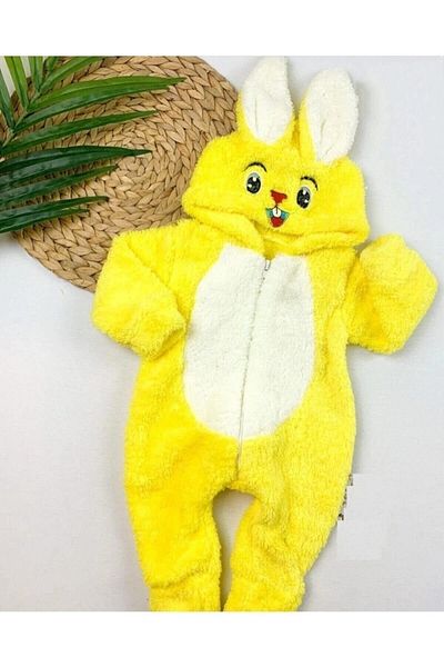 VaVbaby Welsoft Unisex Zippered Plush Winter Baby Sleeping Bag Children's Jumpsuit Children's Costume