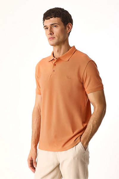 VENA Martin Slim Fit Polo Collar Pique T-Shirt