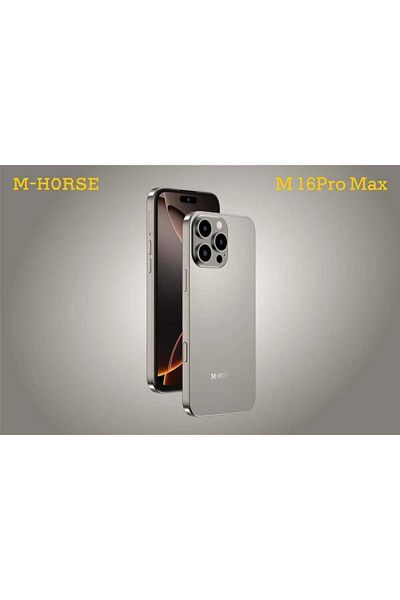 M HORSE M-HORSE M16 Pro Max+ Smartphone with 6.6-inch Screen, 128GB Storage, 8GB RAM, 16MP Camera, 5000mAh B