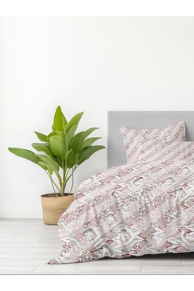 SENLİFE Belysima Cotton Single Duvet Cover Set