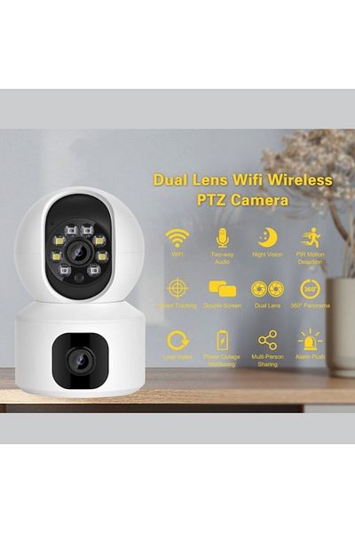 FOXMAG24 Indoor surveillance camera, FOXMAG24, Full HD, bidirectional audio-video, white, Wi-Fi