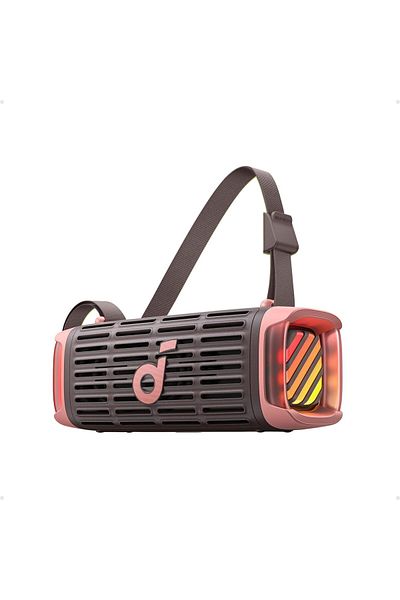 Soundcore Boom 3i by Anker, Outdoor Speakers, IP68 Waterproof, 50W Portable Speaker, 16H -Brown