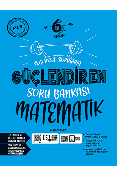 Efsane Yayınları 6.Sınıf Ankara Güçlendiren Matematik Soru Bankası / Yeni Nes...
