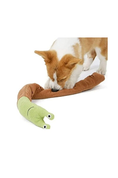 PAMEPAW Salyangoz Peluş Köpek Sesli Oyuncağı Ödül Mama Saklama Ve Çiğneme Oyuncağı 1 ADET