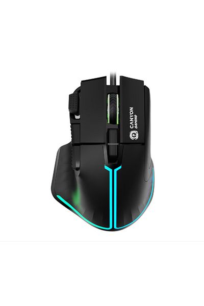CANYON Mouse Gaming GM-636 Fortnax, Wired, 20000 dpi, USB, RGB Lighting (Black)