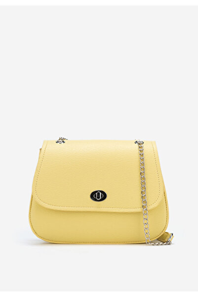 B T Shoes Žlutá ramenní kabelka Hollum