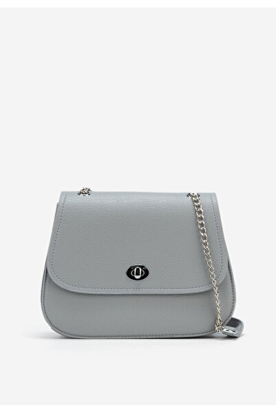 B T Shoes Šedé ramenní kabelka Hollum