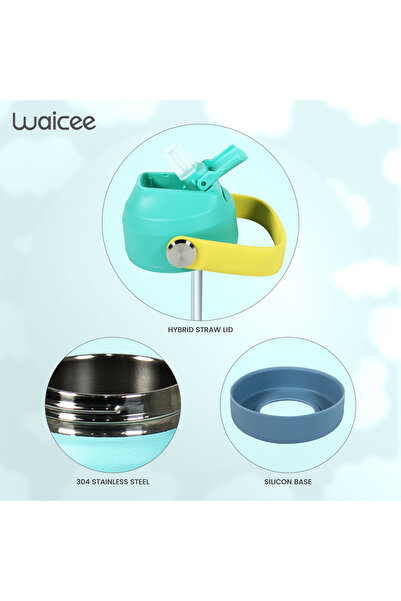 Waicee Kids Water Bottle with Handle - 12oz / 350ml