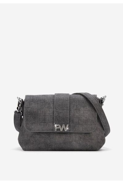 B T Shoes Šedé ramenní kabelka Zoila