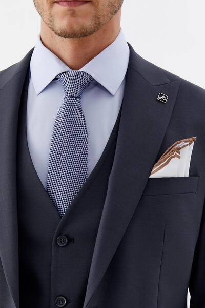 Sabri Özel YELEKLI TAKIM ELBİSE Gri