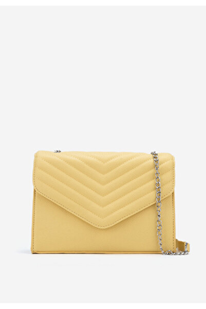 B T Shoes Žltá ramenná kabelka Eliza