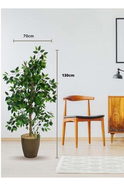 BYT ALRWASM FOR TRADE Lemon Tree with White Pot, Elegant Design 130cm