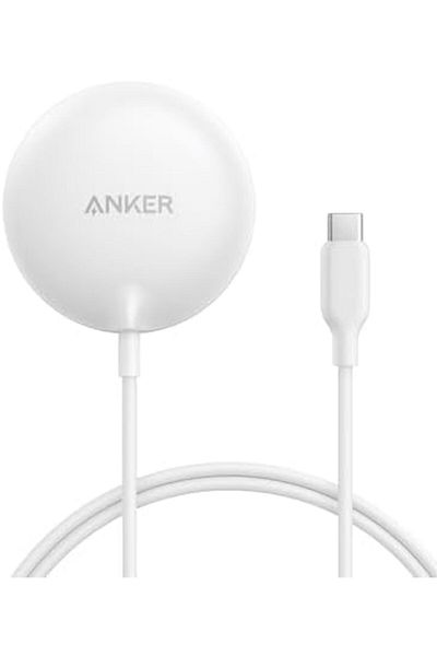 Anker MagSafe Charger Pad Compatible, MagGo iPhone 16 Wireless Charging Pad, Qi2 Certified 15W Wirel