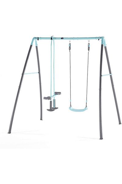 PLUM Single Metal Swing with Glider and Mist Feature