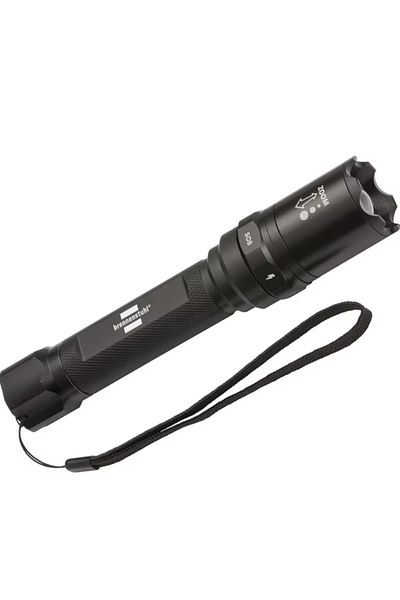 Brennenstuhl Lanterna LED Rechargable LuxPremium TL 400 AFS, 430 lm, 2000 mAh, IP44 (Black)