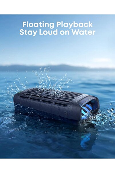 Soundcore Boom 3i by Anker, Outdoor Speakers, Waterproof, 50W Portable Speaker, 16-Hour Playtime