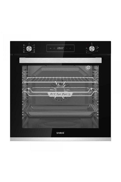 Samus Built-in oven SCE828GCF3D 80L 2500W 8 functions 3D Cooking Grill Fan Digital timer A