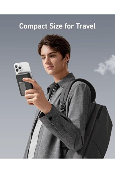 Anker 633 Magnetic Power Bank (MagGo), 10,000mAh Foldable Magnetic Wireless Portable Charger