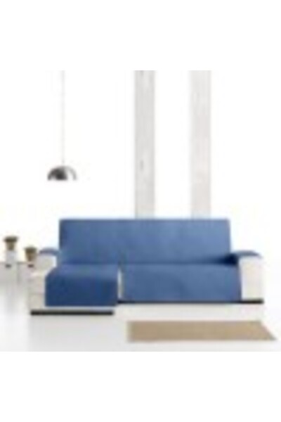 eysa Practical Quilted Cover for Left Sofa Corner 200 cm, Oslo, C/03 Blue