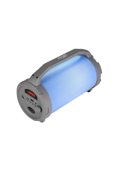 adler Portable Speaker AD1169 30W Bluetooth FM Radio Grey