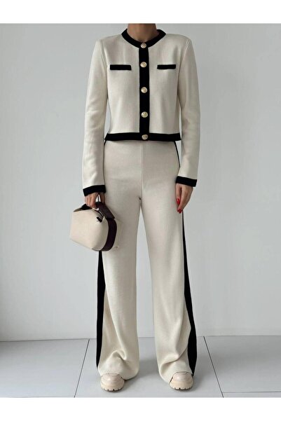 Ware Women's Intersiel Gold Button Detailed Suit