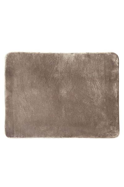 divendi-ro Flannel decorative rug with very soft texture, anti-slip underside, 120x140 cm, brown