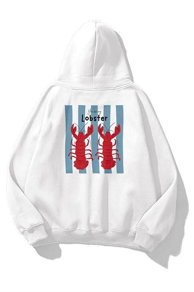 1blood Unisex You Are My Lobster Sweatshirt White