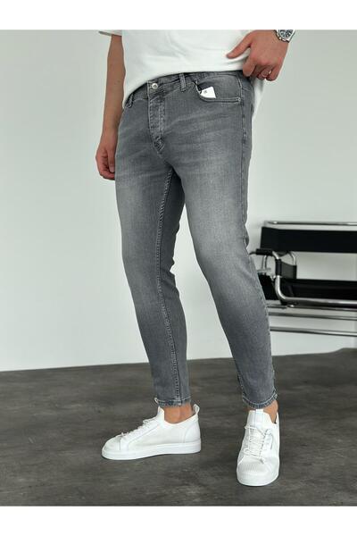 KağanKY Blugi slimfit gri gri