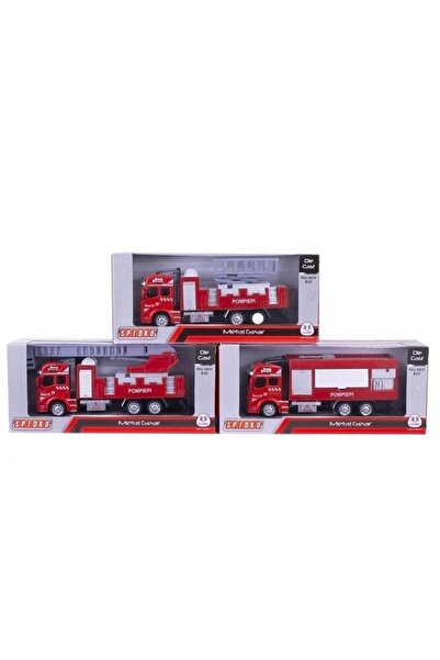 DinoToys Masina pompieri diecast pull back