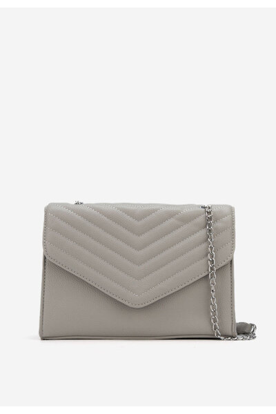 B T Shoes Τσάντα ωμου Eliza γκρι