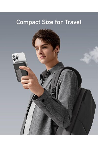 Anker 633 Magnetic Power Bank (MagGo), 10,000mAh Foldable Magnetic Wireless Portable Charger