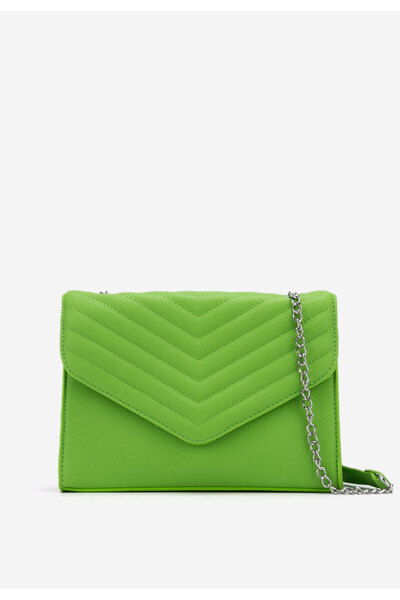 B T Shoes Zelená ramenní kabelka Eliza