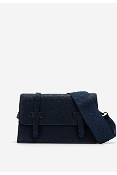 B T Shoes Tmavě modré ramenní kabelka Helma
