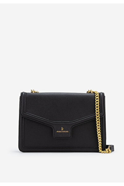 B T Shoes Čierne ramenná kabelka Lorynda